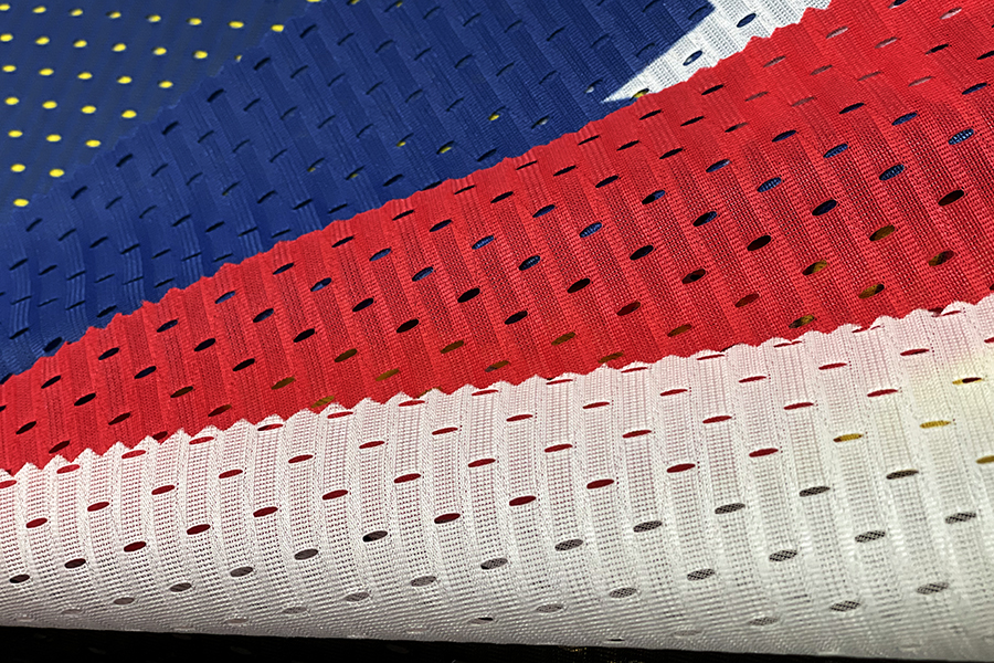 Unlike traditional mesh fabric