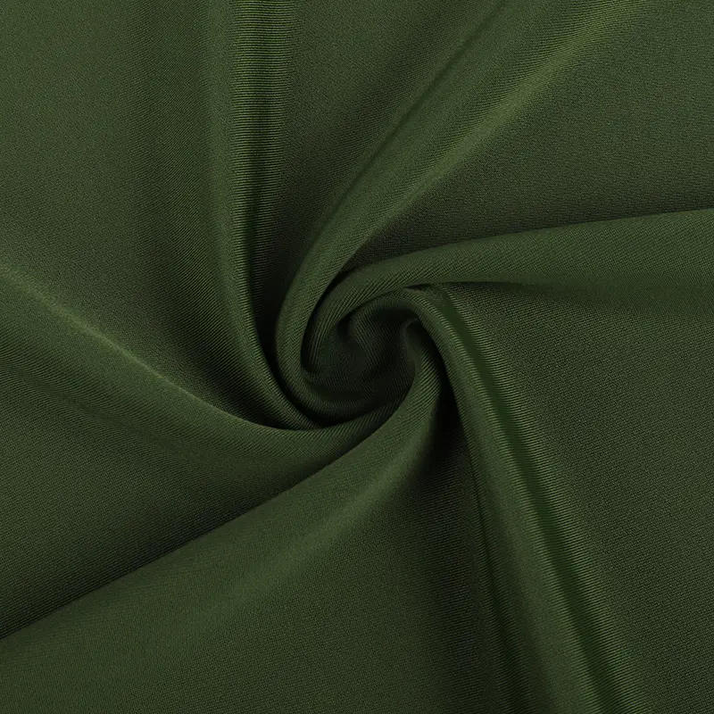 Polyester semi-glossy stretch sports fabric