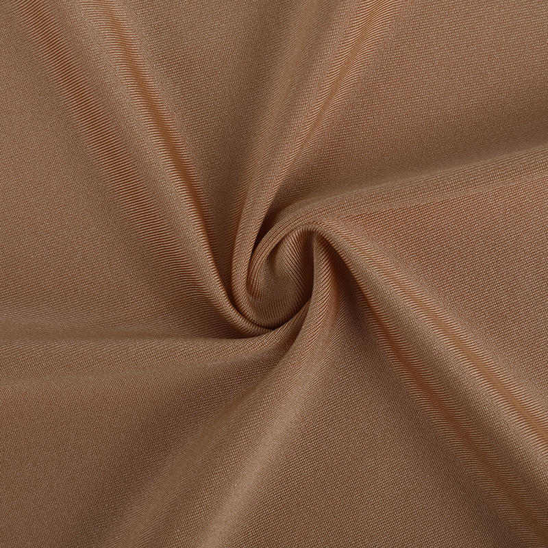 Polyester glossy stretch activewear fabric