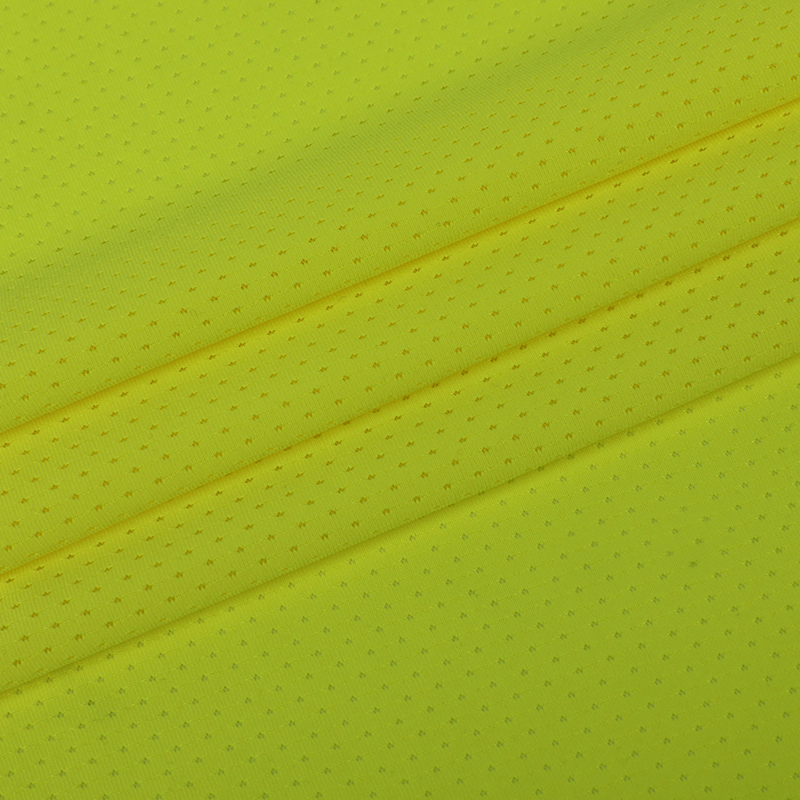Polyester mesh stretch activewear fabric