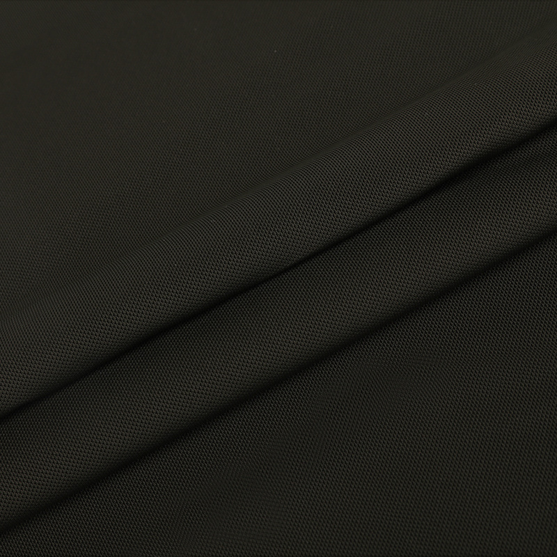 Polyester pique plain fabric stretch golf fabric