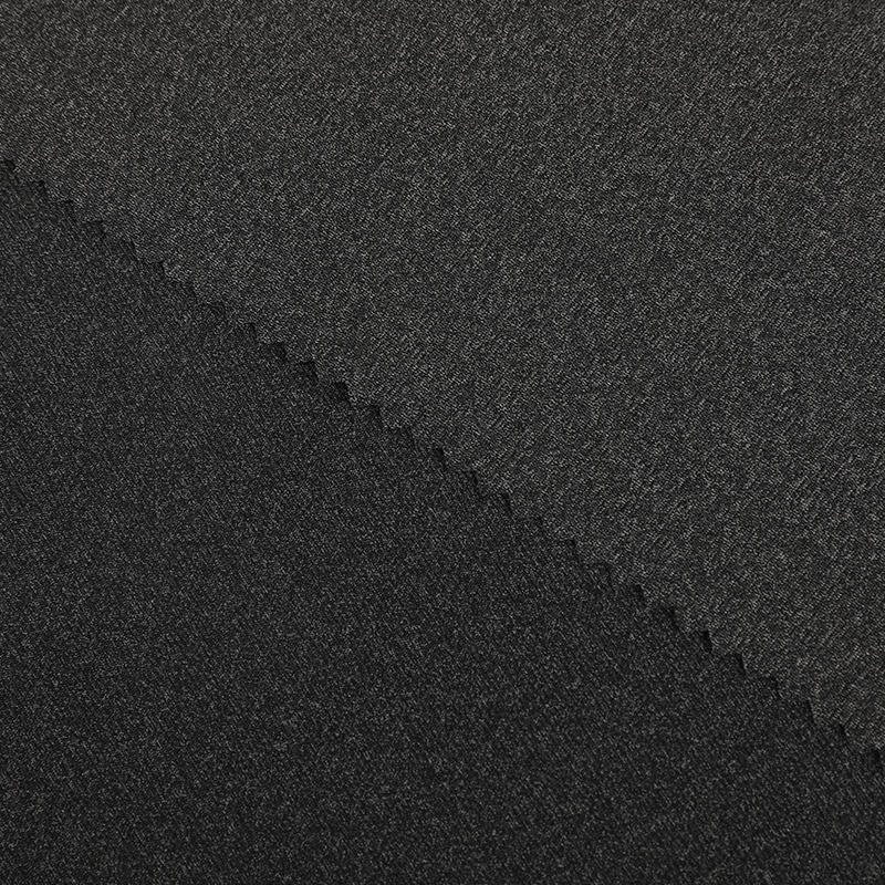 Nylon hemp grey horizontal stripe stretch sport fabric
