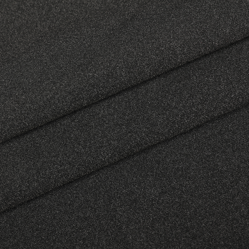 Nylon hemp grey horizontal stripe stretch sport fabric