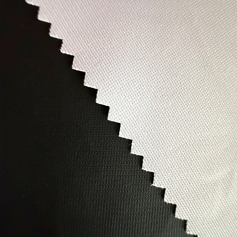 Black back coated fabric