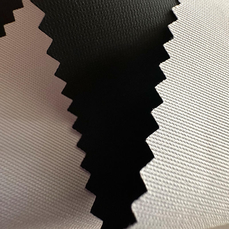 Black back coated fabric